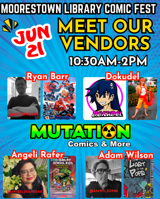 Adam Wilson comes to the Moorestown Library Comic Fest