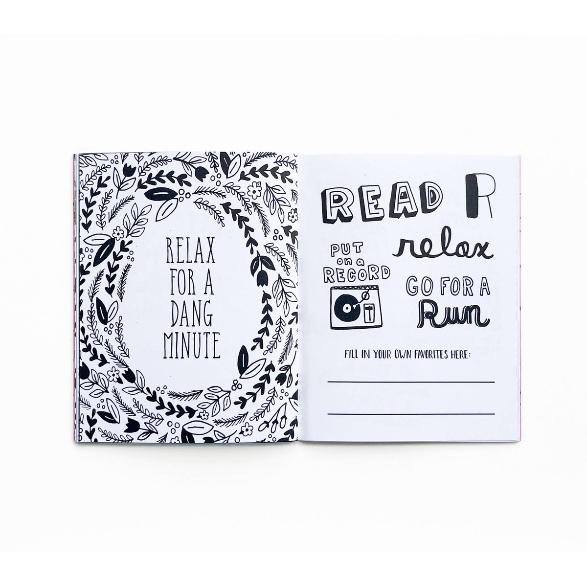 Self Care Index Zine: Reminders of the Things You Like to Do