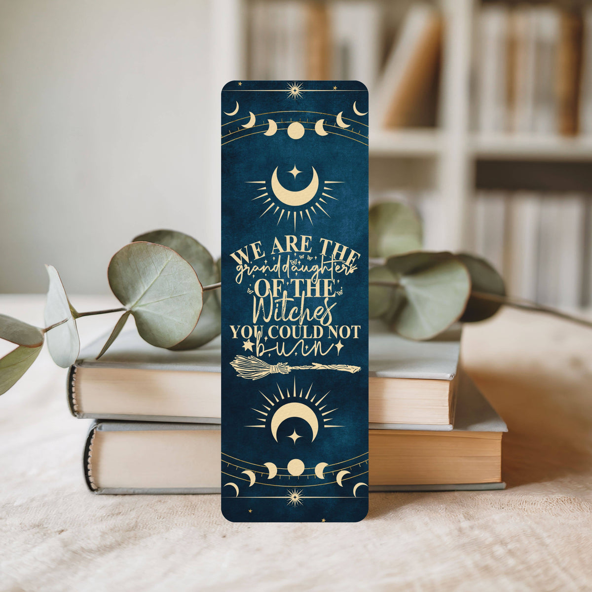 Could Not Burn Bookmark: Linen 130lb