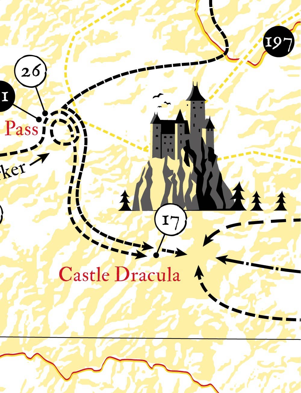 Bram Stoker: Dracula Map