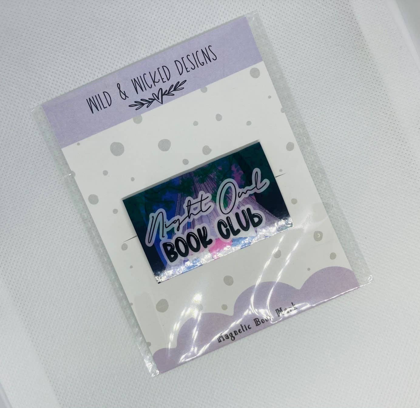 Night Owl Book Club - Magnetic Bookmark