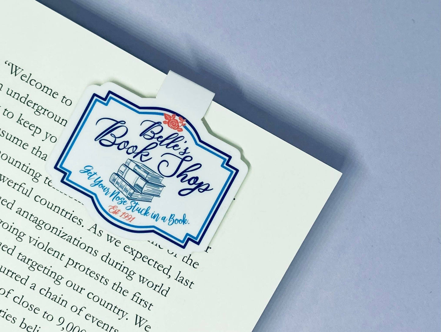 Belles Book Shop - Magnetic Bookmark