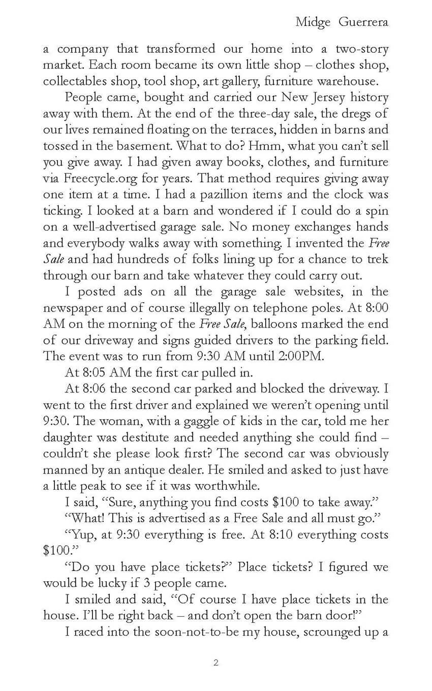 Cars, Castles, Cows, and Chaos Sample Page 2