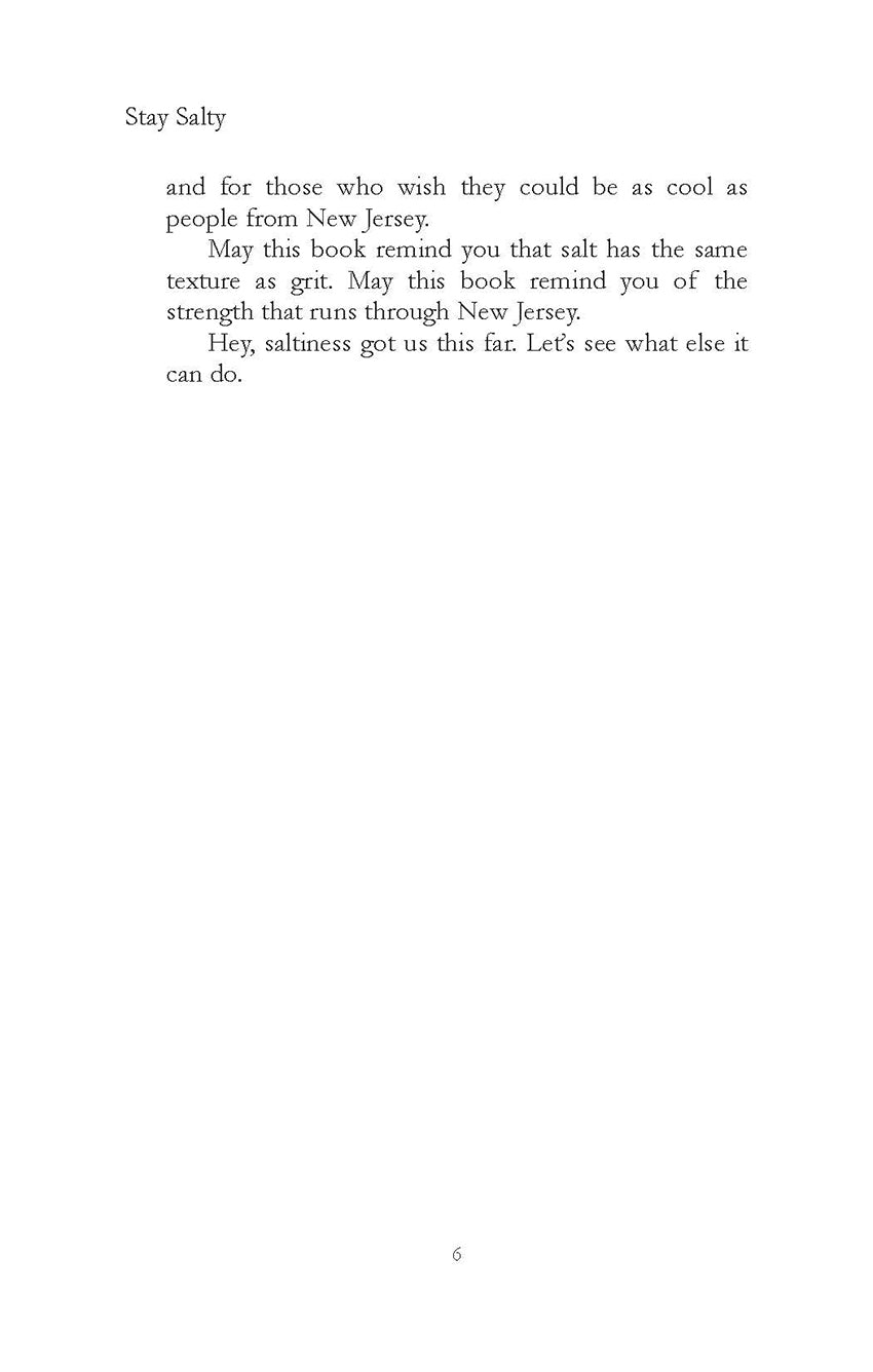 Stay Salty: Life in the Sample Page 5