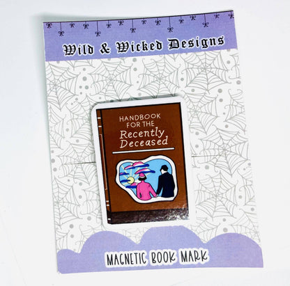 Handbook For The Recently Deceased - Magnetic Bookmark