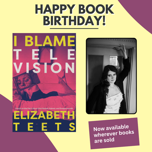 Happy Book Birthday to I Blame Television