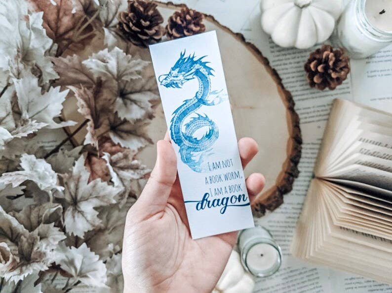 Book Dragon Bookmark
