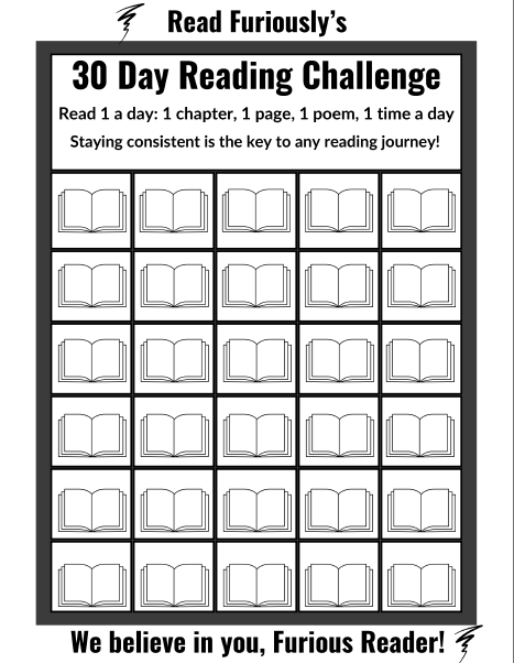 30 Day Reading Challenge – Read Furiously