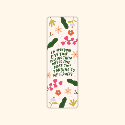Weeds and Flowers Bookmark