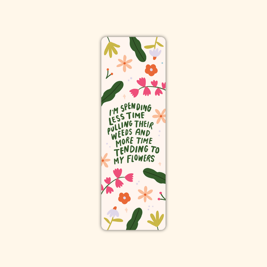 Weeds and Flowers Bookmark