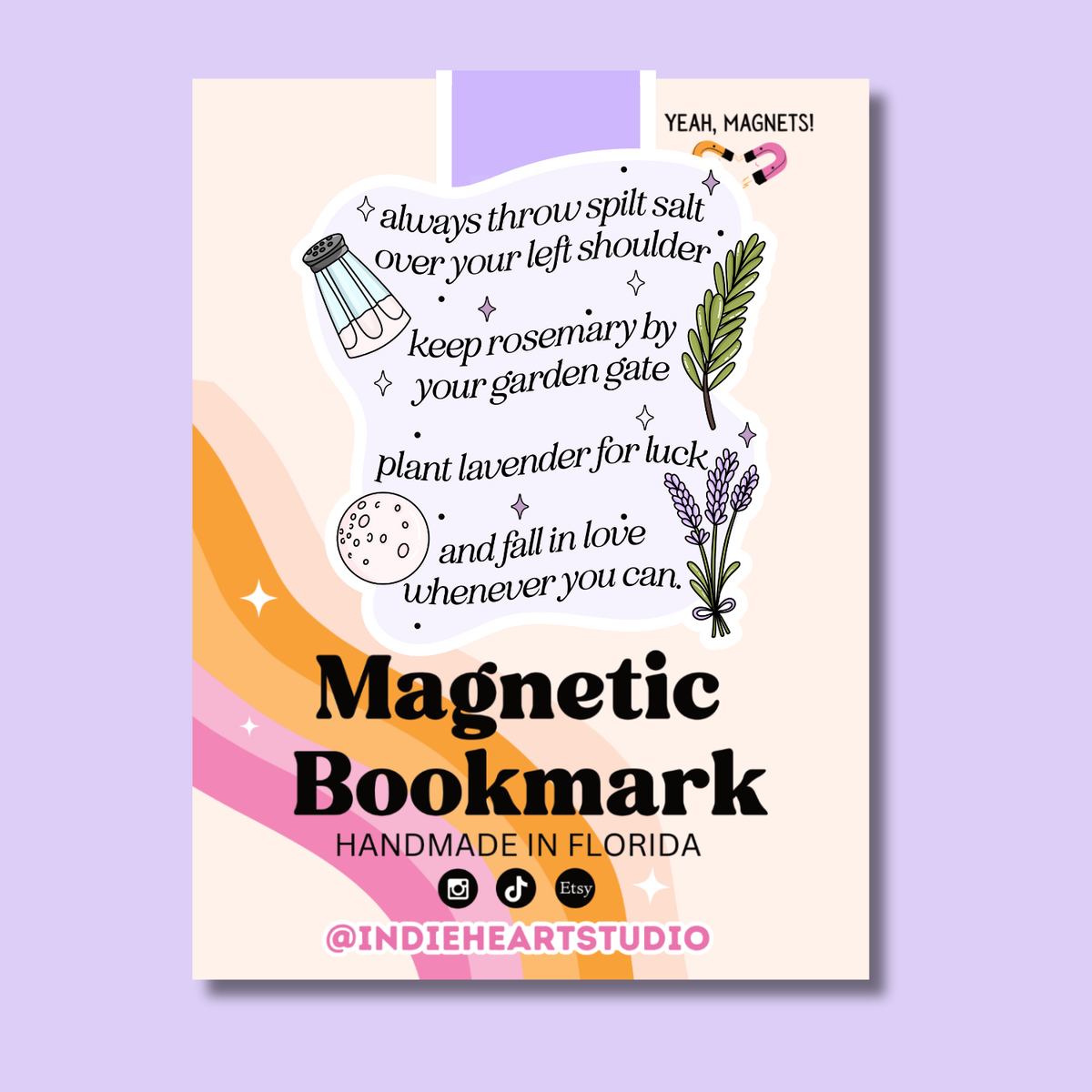 Witches Spell Magnetic Bookmark 