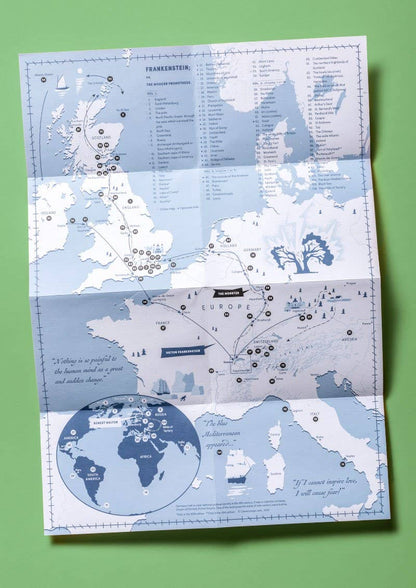 Mary Shelley: Frankenstein Map