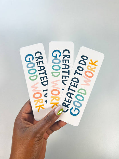 Good Work Bookmark