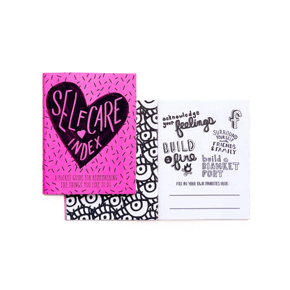 Self Care Index Zine: Reminders of the Things You Like to Do
