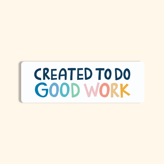 Good Work Bookmark