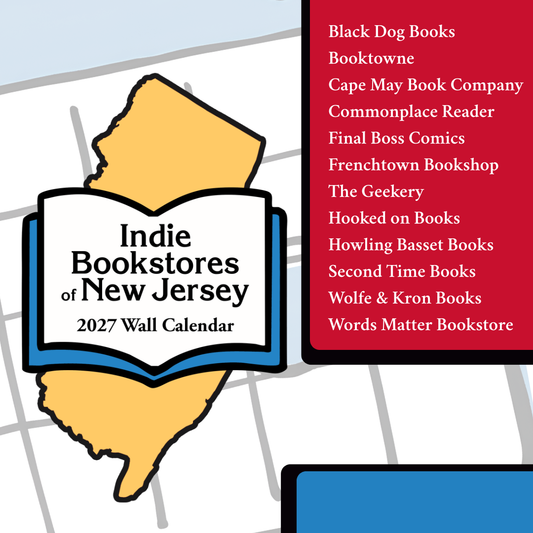 Indie Bookstores of New Jersey 2027 Wall Calendar