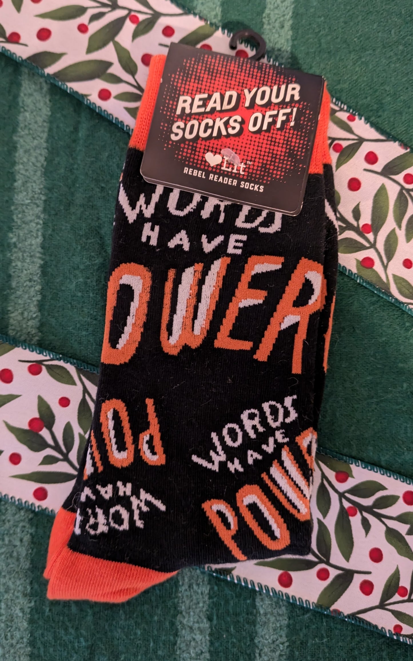 Words Have Power Socks