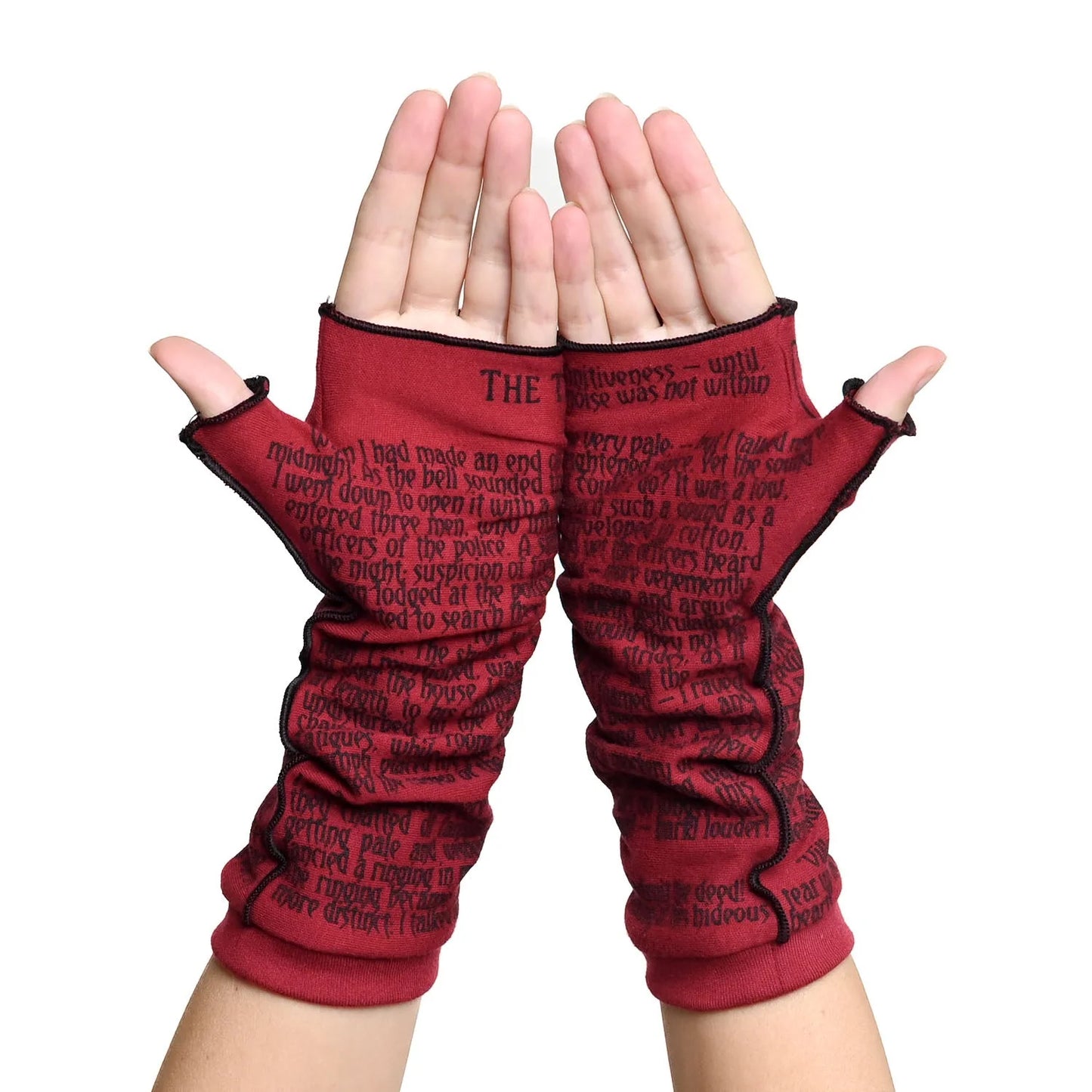 The Telltale Heart Writing Gloves by Storiarts