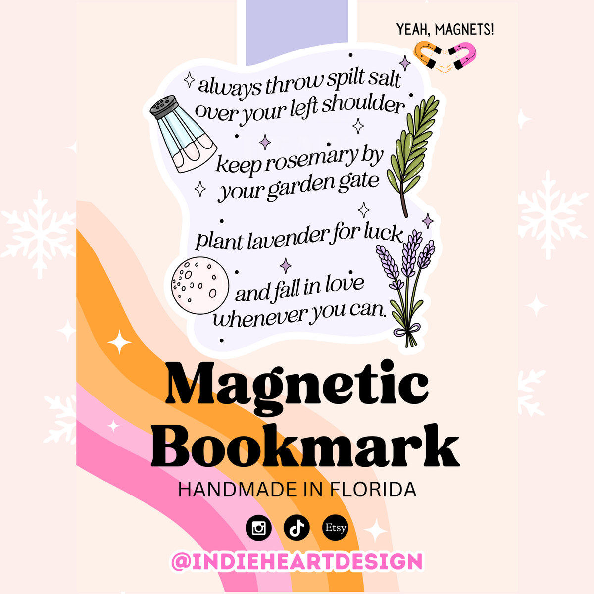 Witches Spell Magnetic Bookmark 