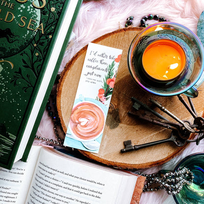 Little Women Literary Quote Watercolor Bookmark