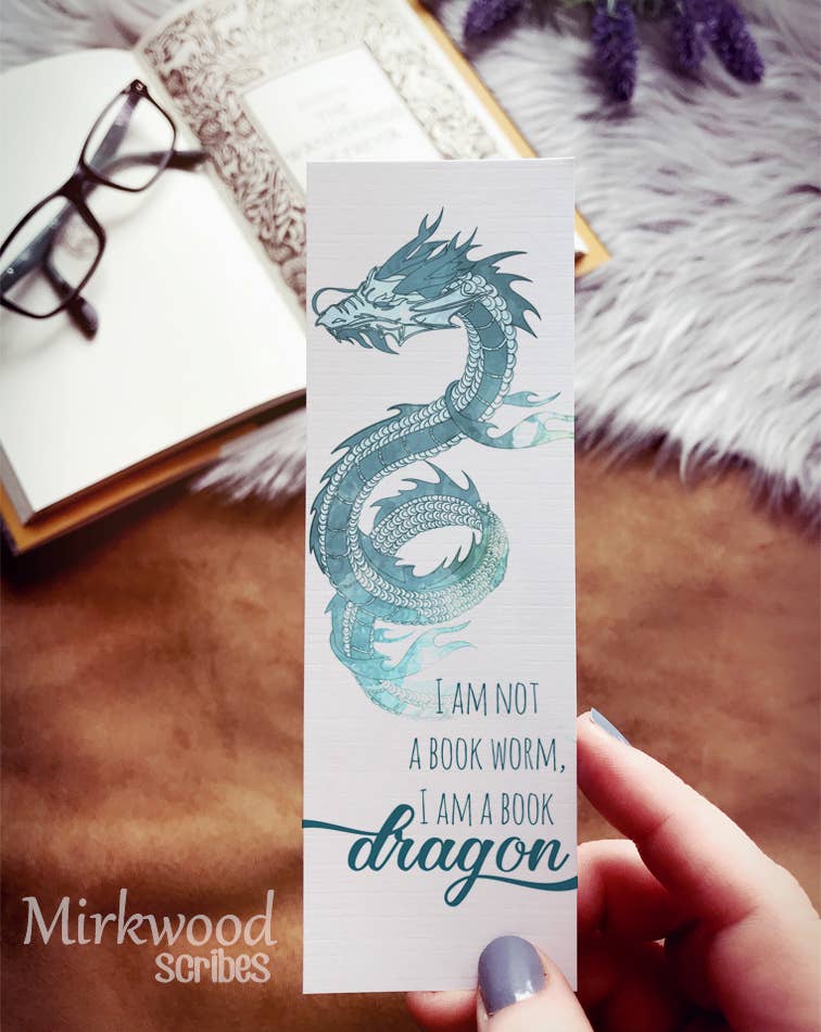 Book Dragon Bookmark