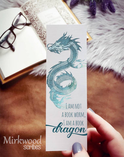 Book Dragon Bookmark