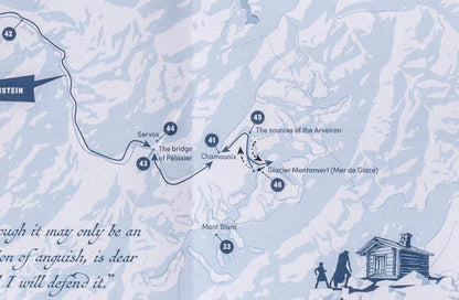 Mary Shelley: Frankenstein Map