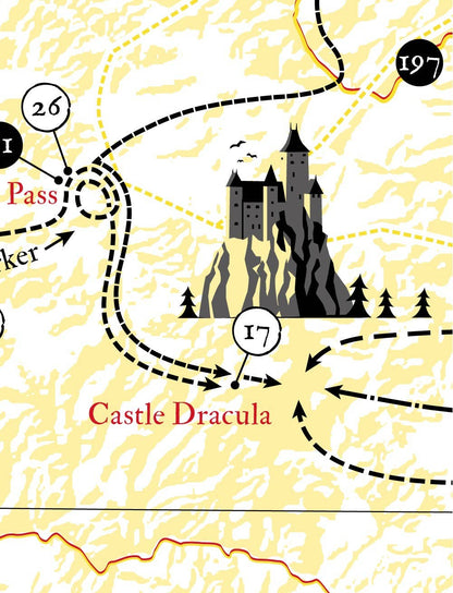 Bram Stoker: Dracula Map