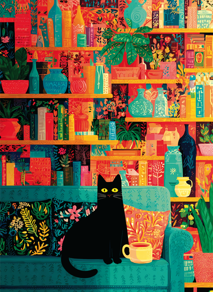 No. 12 - Coffee Cat Library