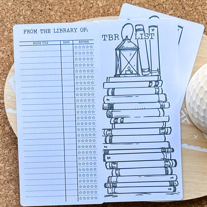Reading Log TBR Tracker Bookmarks