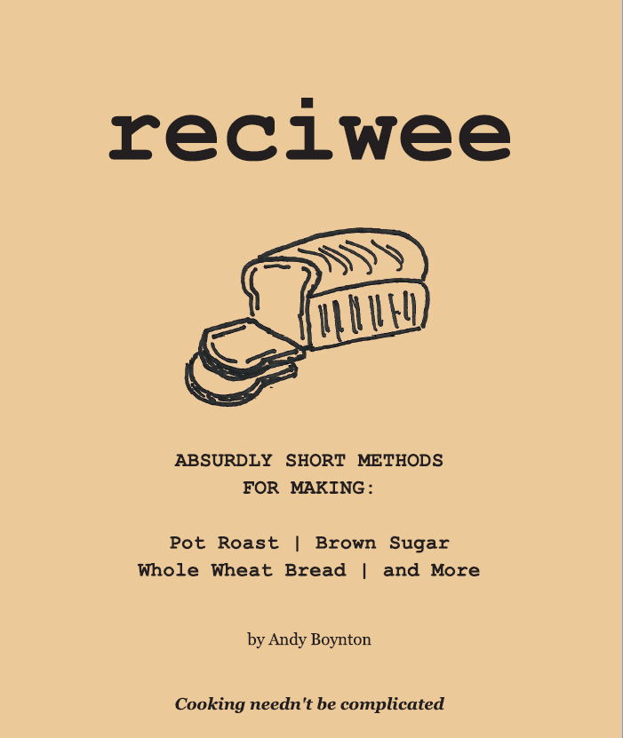 Reciwee (Recipe Zine)