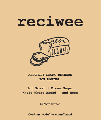 Reciwee (Recipe Zine)