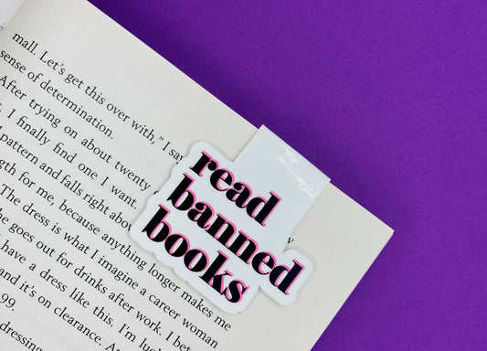 Read Banned Books - Magnetic Bookmark: Regular