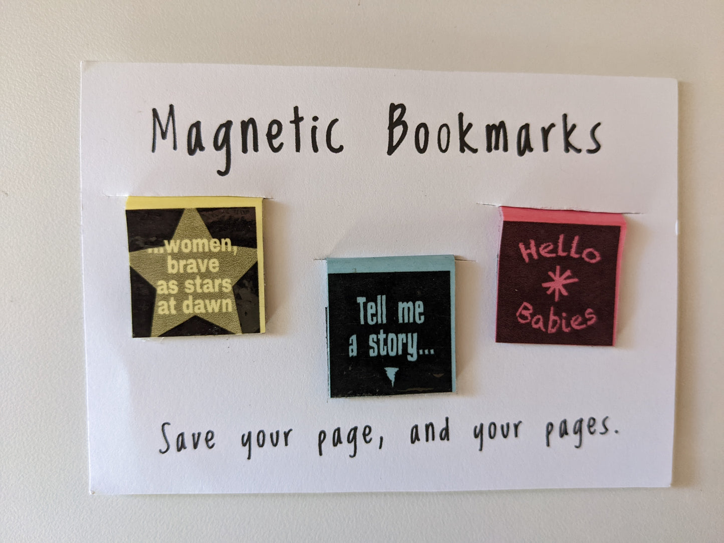 Reader's Magnetic Bookmarks