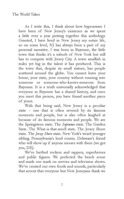 The World Takes: Life in the Garden State Sample Page 1