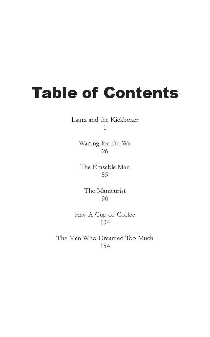 Urban Folk Tales Table of Contents