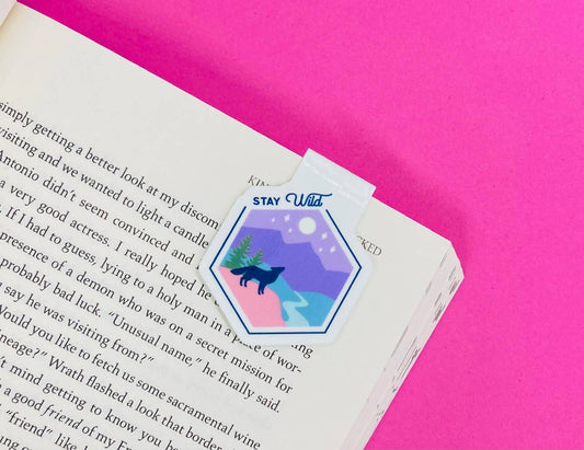 Stay Wild - Double Sided -Magnetic Bookmark